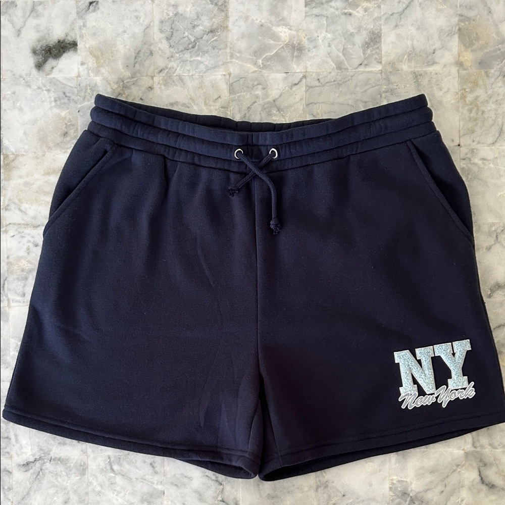 Fleece Lined Lazy Sunday NY Shorts